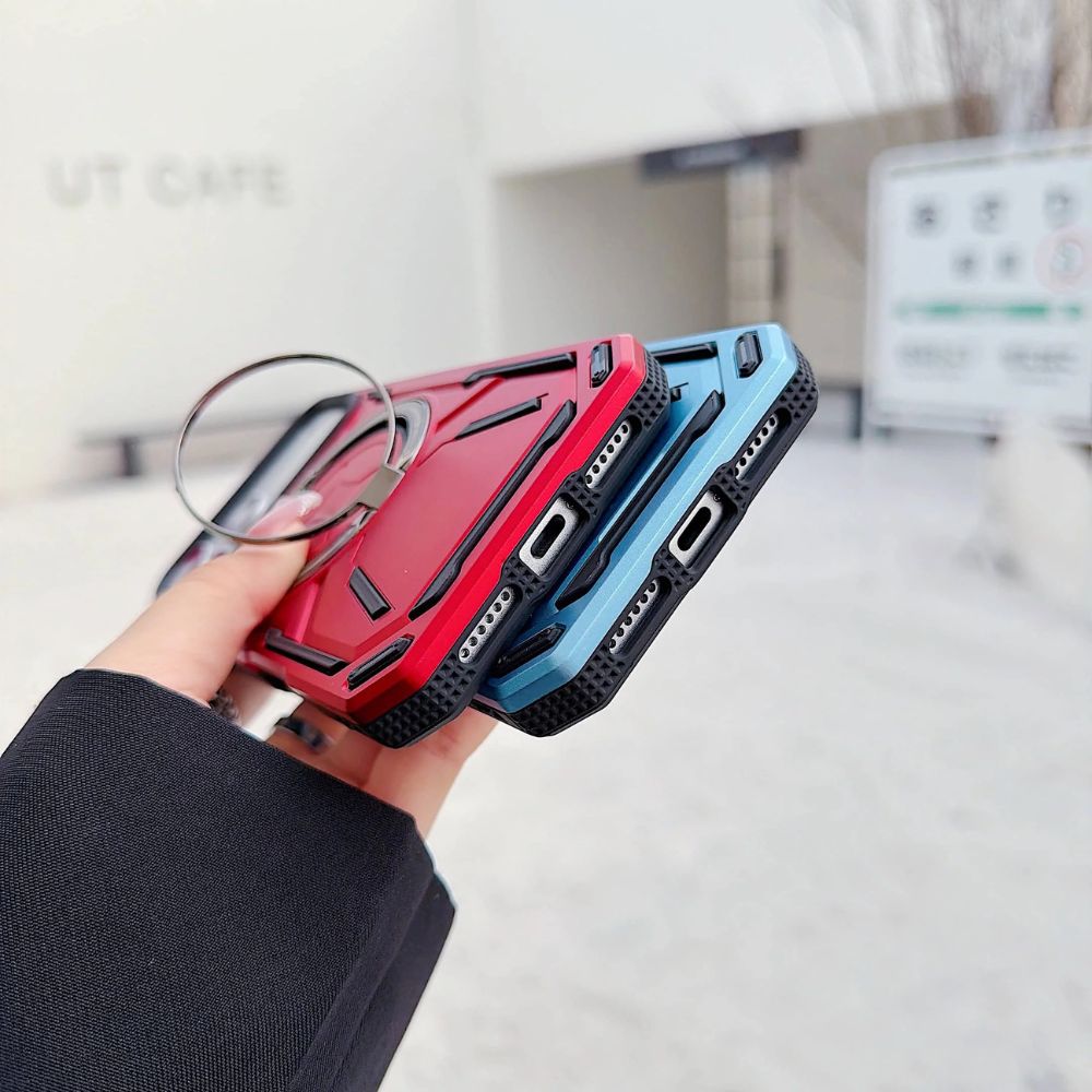 Virtus Magnetic Heavy Duty iPhone Case With Kickstand