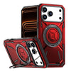 Virtus Magnetic Heavy Duty iPhone Case With Kickstand Red