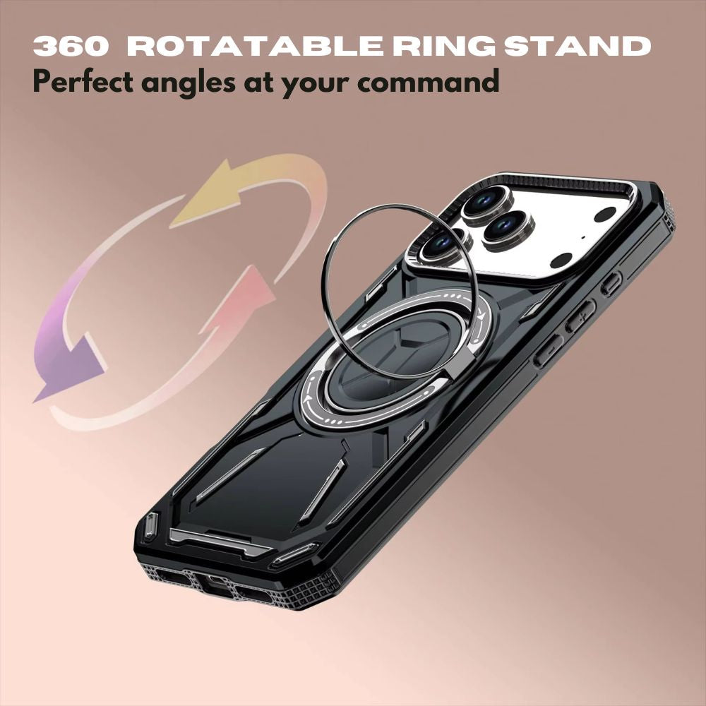 Virtus Magnetic Heavy Duty iPhone Case With Kickstand