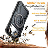 Virtus Magnetic Heavy Duty iPhone Case With Kickstand