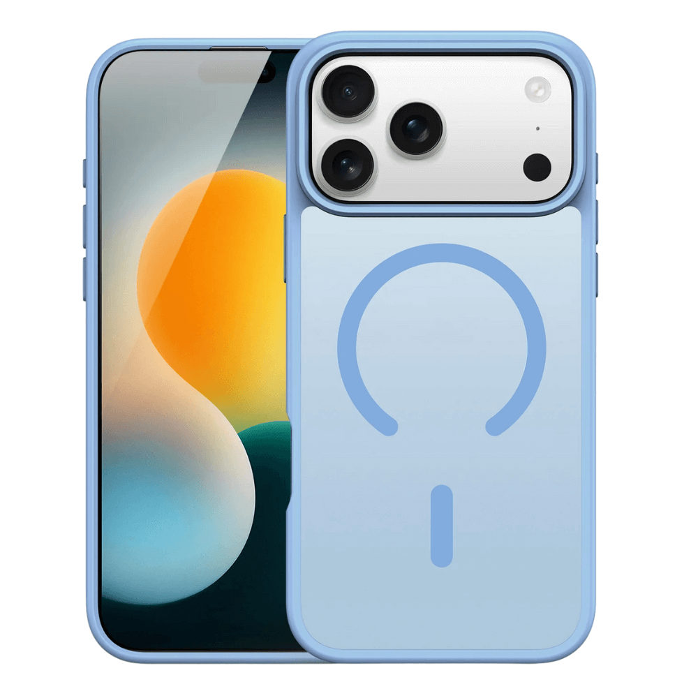 Valeo Slim Shockproof MagSafe iPhone Case Blue