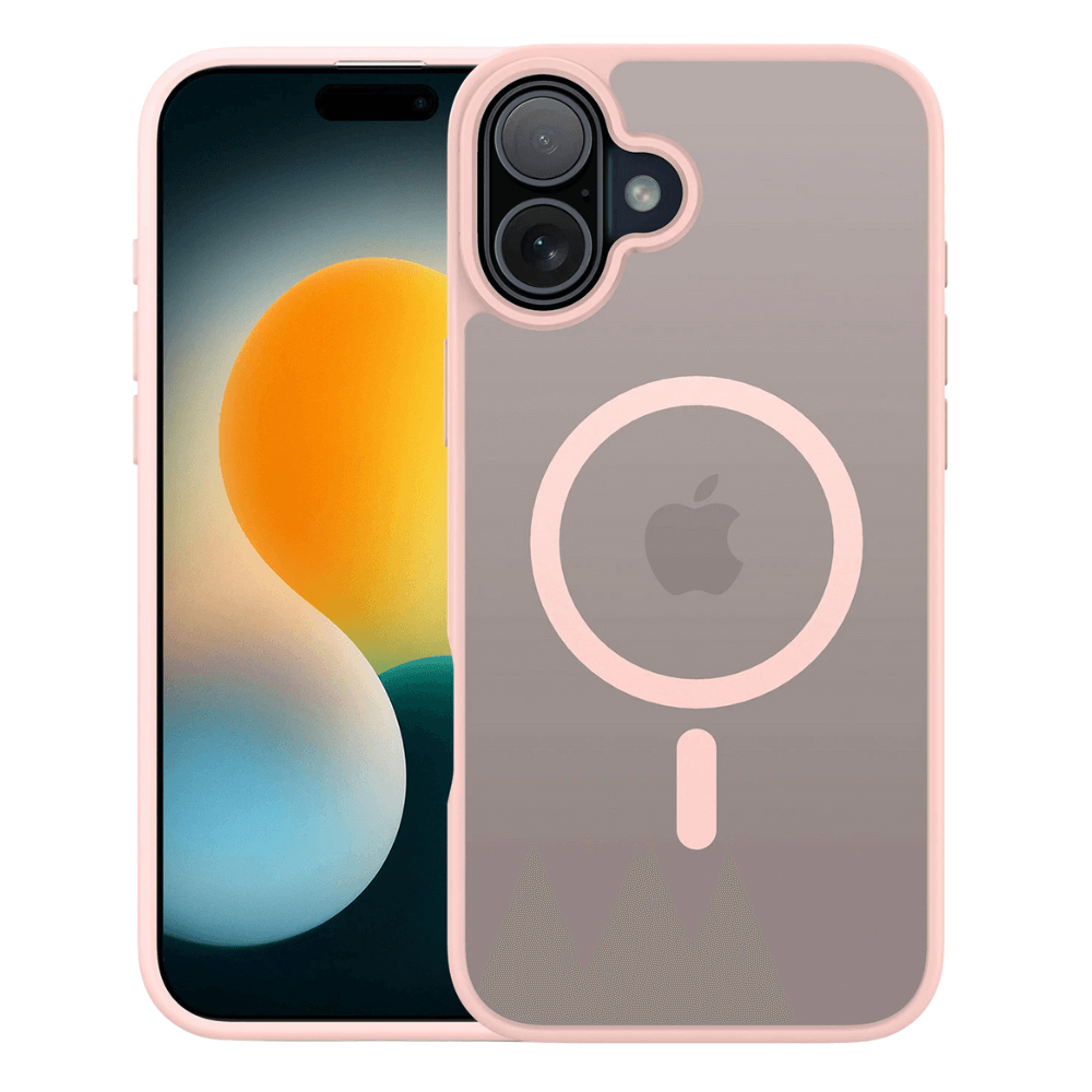 Valeo Slim Shockproof MagSafe iPhone Case Pink