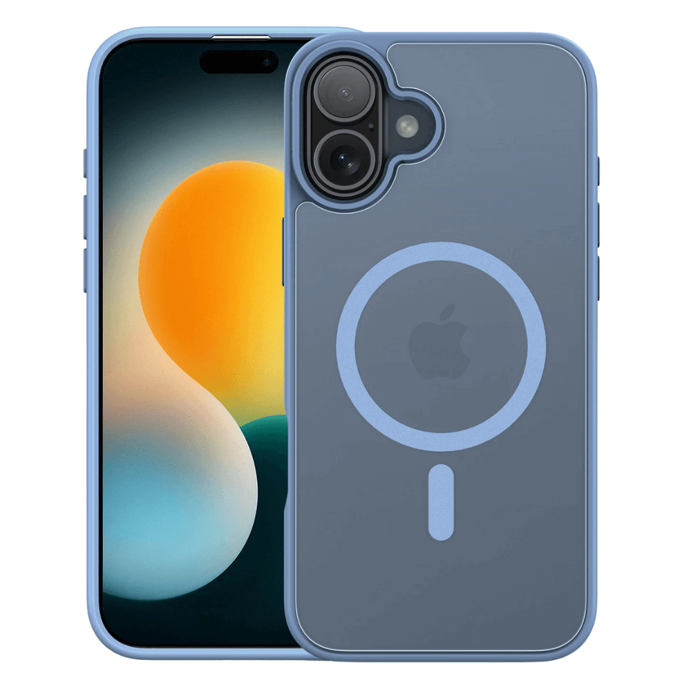 Valeo Slim Shockproof MagSafe iPhone Case Blue