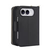 Acceptus Quilted Leather Wallet Case For iPhone 15-18 Black iPhone Duo