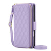 Acceptus Quilted Leather Wallet Case For iPhone 15-17 Light Purple