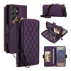 Aeger Quilted Leather Wallet Case for Galaxy S Series