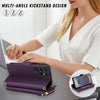 Aeger Quilted Leather Wallet Case for Galaxy S Series