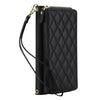 Aeneus Quilted Leather Wallet Case for Google Pixel Black