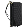 Aestus Quilted Leather Wallet Case for Galaxy A Series Black