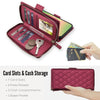 Aestus Quilted Leather Wallet Case for Galaxy A Series