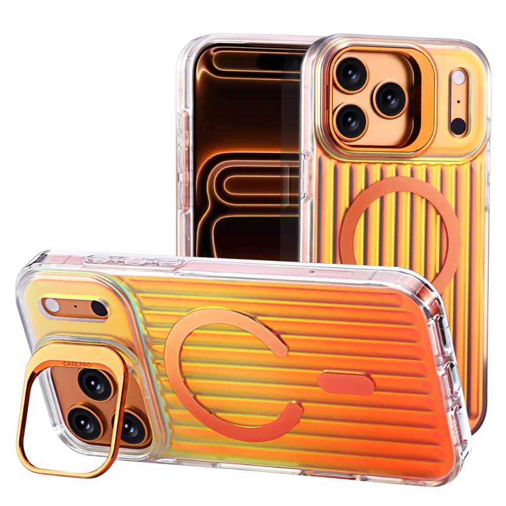 Aether Gradient MagSafe Shockproof iPhone Case Orange