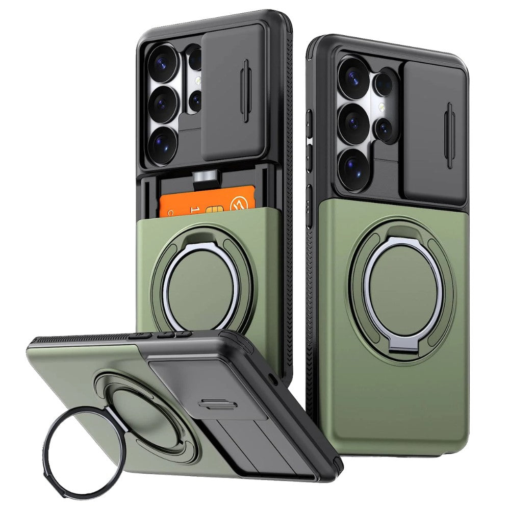 Aevum Shockproof Case With Kickstand For Galaxy S Series Green