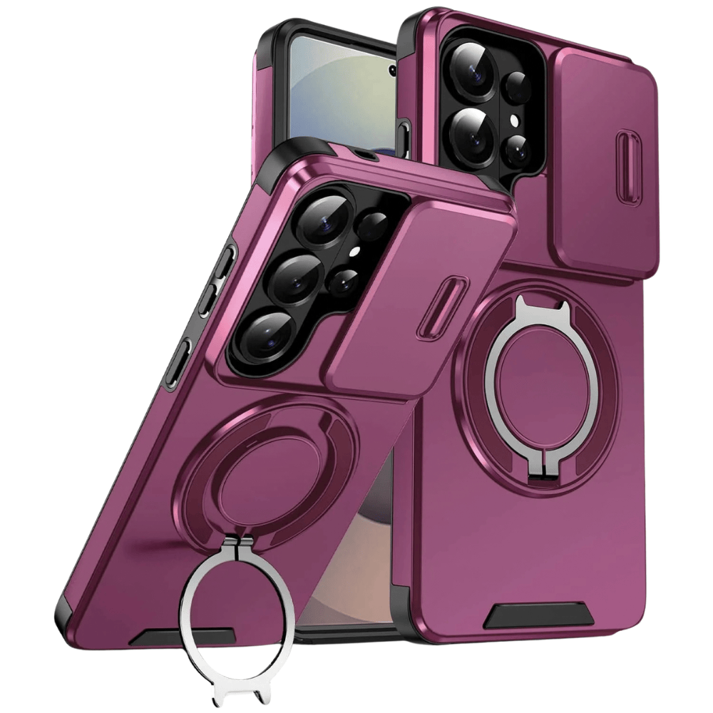 Alienus Heavy-Duty Case For Galaxy S Series Cherry Red