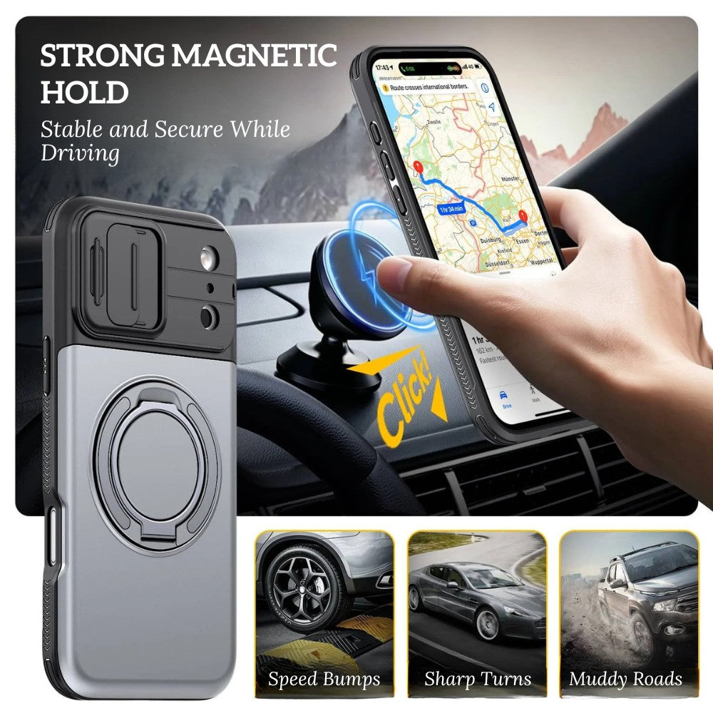 Aurum Shockproof iPhone Case With Kickstand