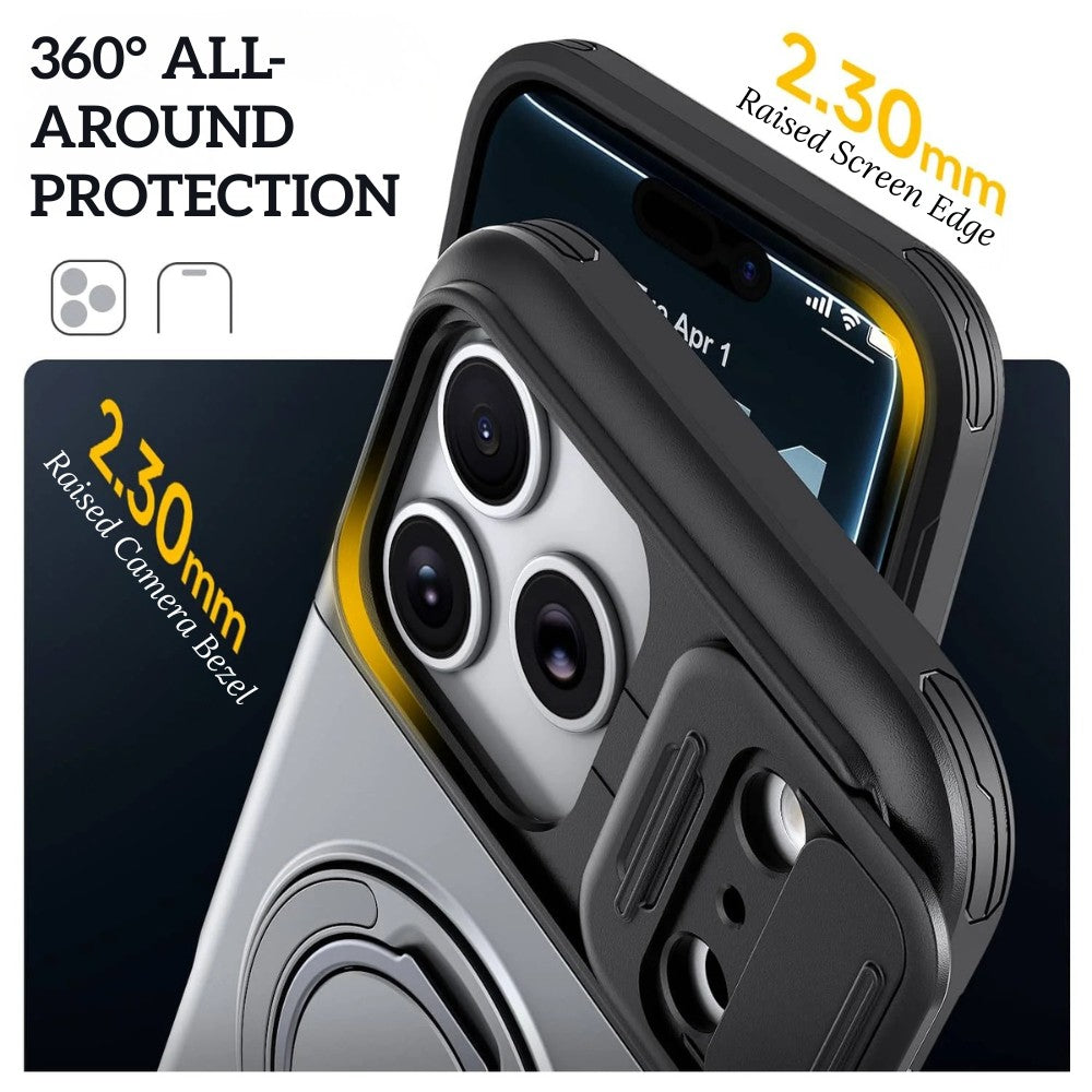 Aurum Shockproof iPhone Case With Kickstand