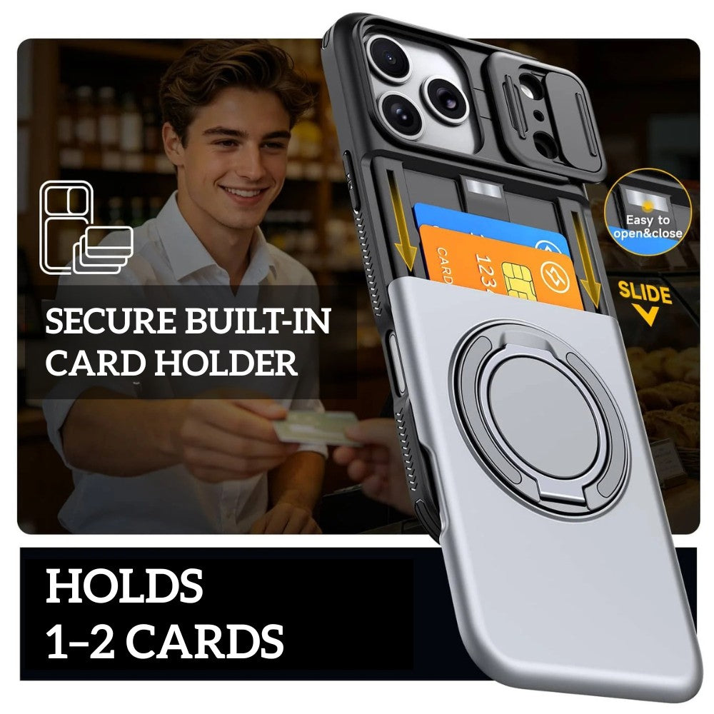 Aurum Shockproof iPhone Case With Kickstand