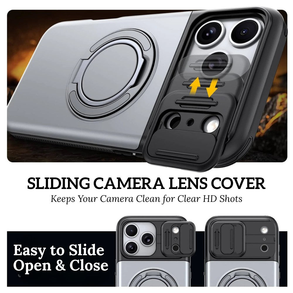 Aurum Shockproof iPhone Case With Kickstand