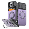 Aurum Shockproof iPhone Case With Kickstand Purple