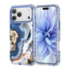 Castra Marble Pattern Soft Silicone iPhone Case Castra Deep Sea Marble
