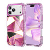 Castra Marble Pattern Soft Silicone iPhone Case Castra Purple Crystal Marble