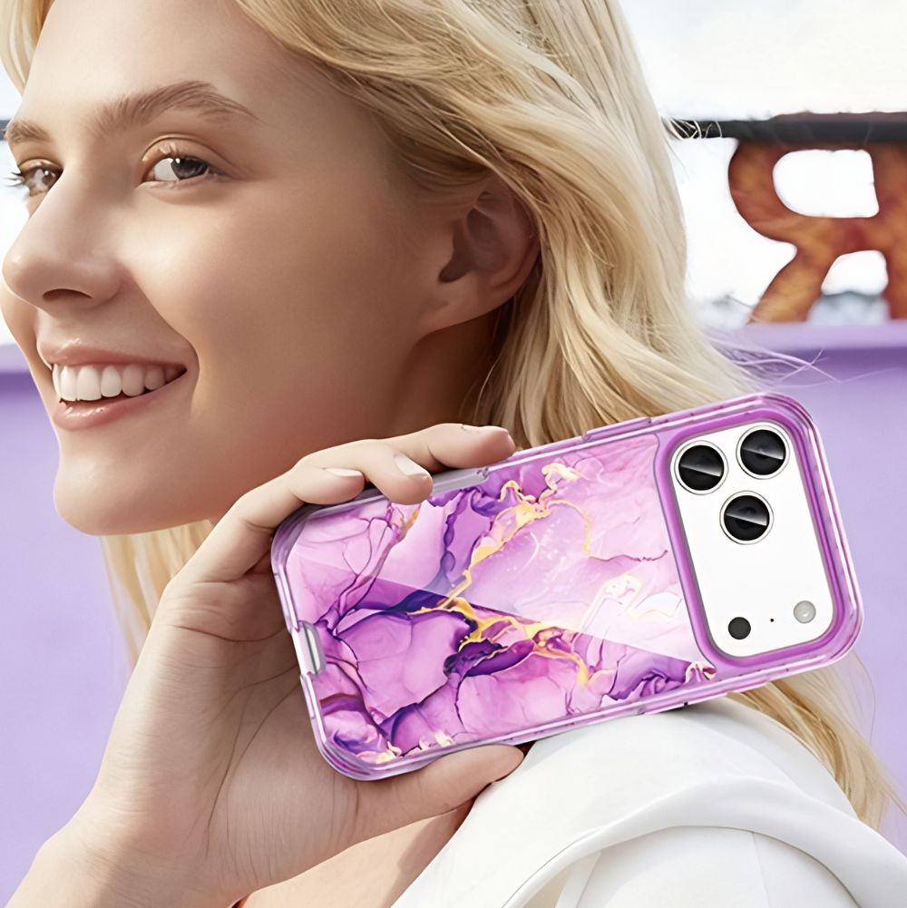 Castra Marble Pattern Soft Silicone iPhone Case