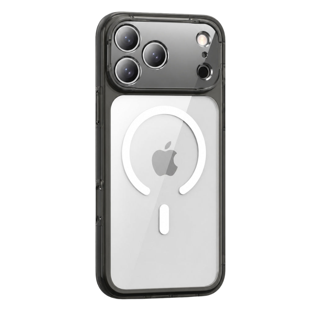 Cavus Clear Shockproof MagSafe iPhone Case Black iPhone 17 Pro Max