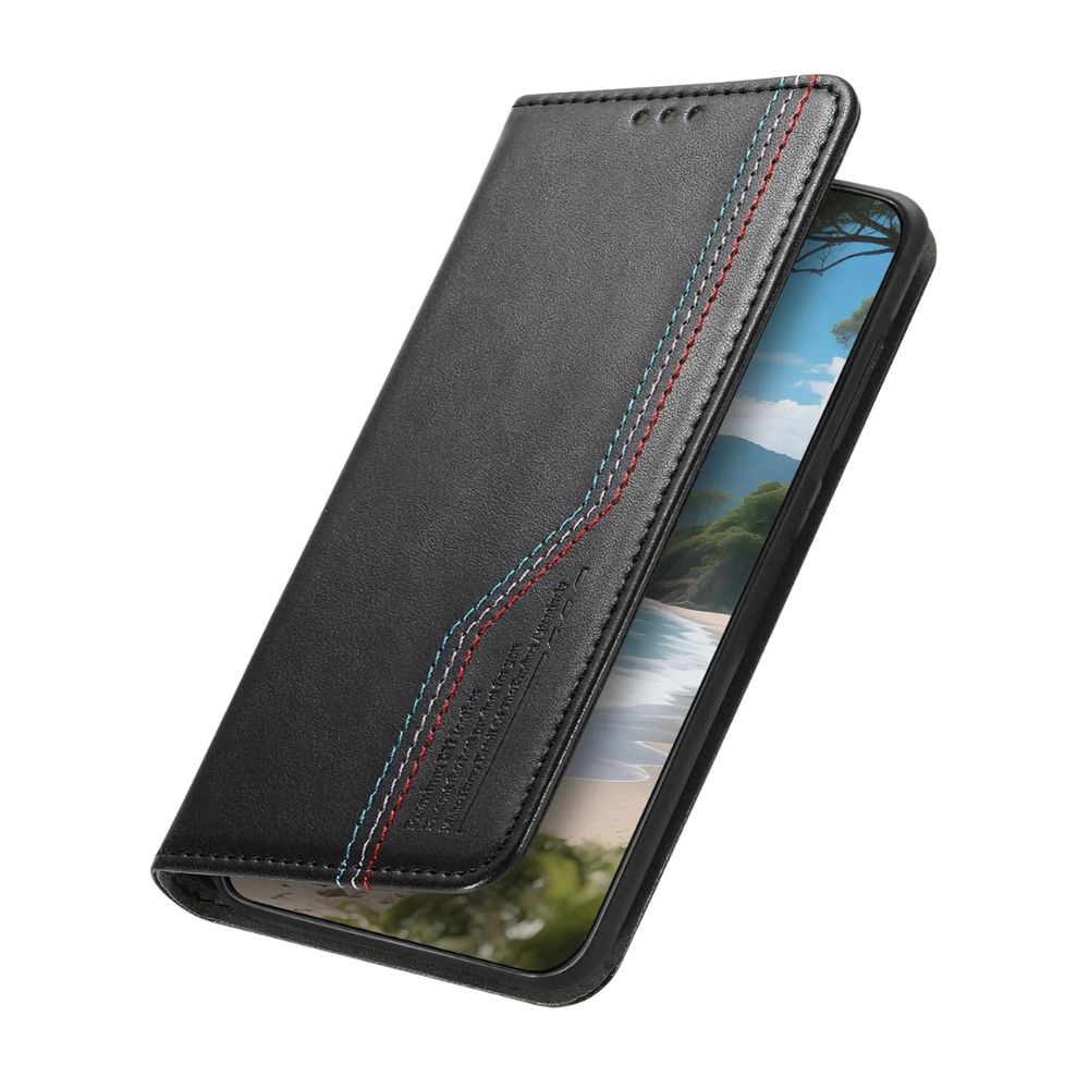 Ceno Leather Wallet Flip Case For Google Pixel Black