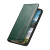 Ceno Leather Wallet Flip Case For Google Pixel Green