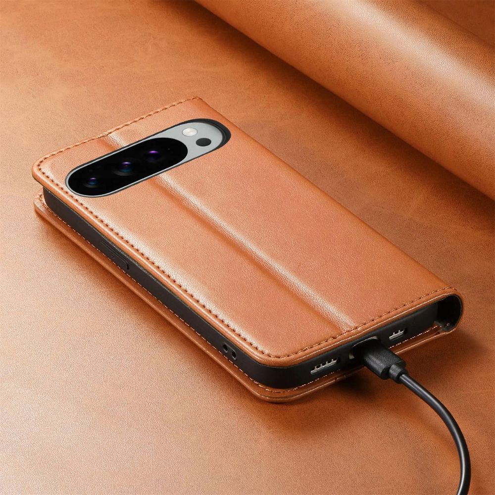 Ceno Leather Wallet Flip Case For Google Pixel