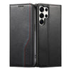 Ceteri Leather Wallet Flip Case For Galaxy S Series Black