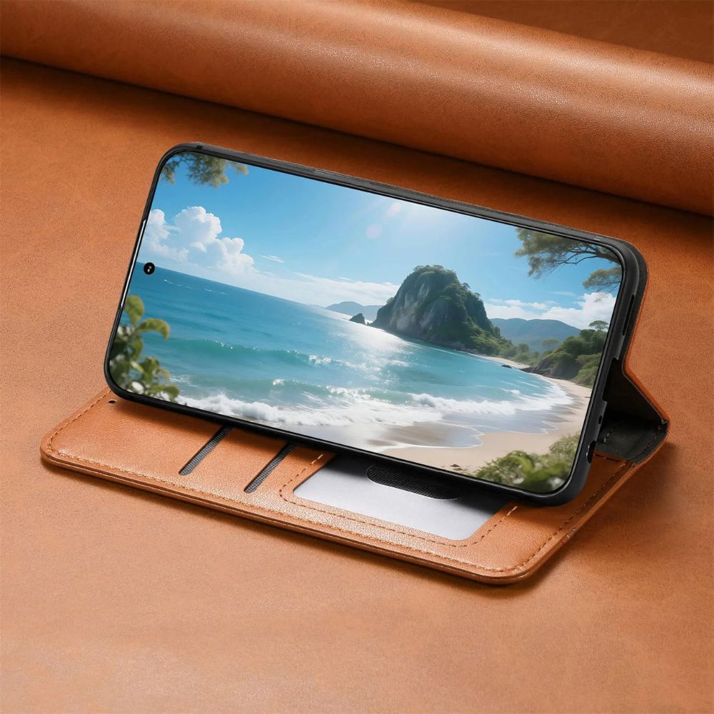 Ceteri Leather Wallet Flip Case For Galaxy S Series