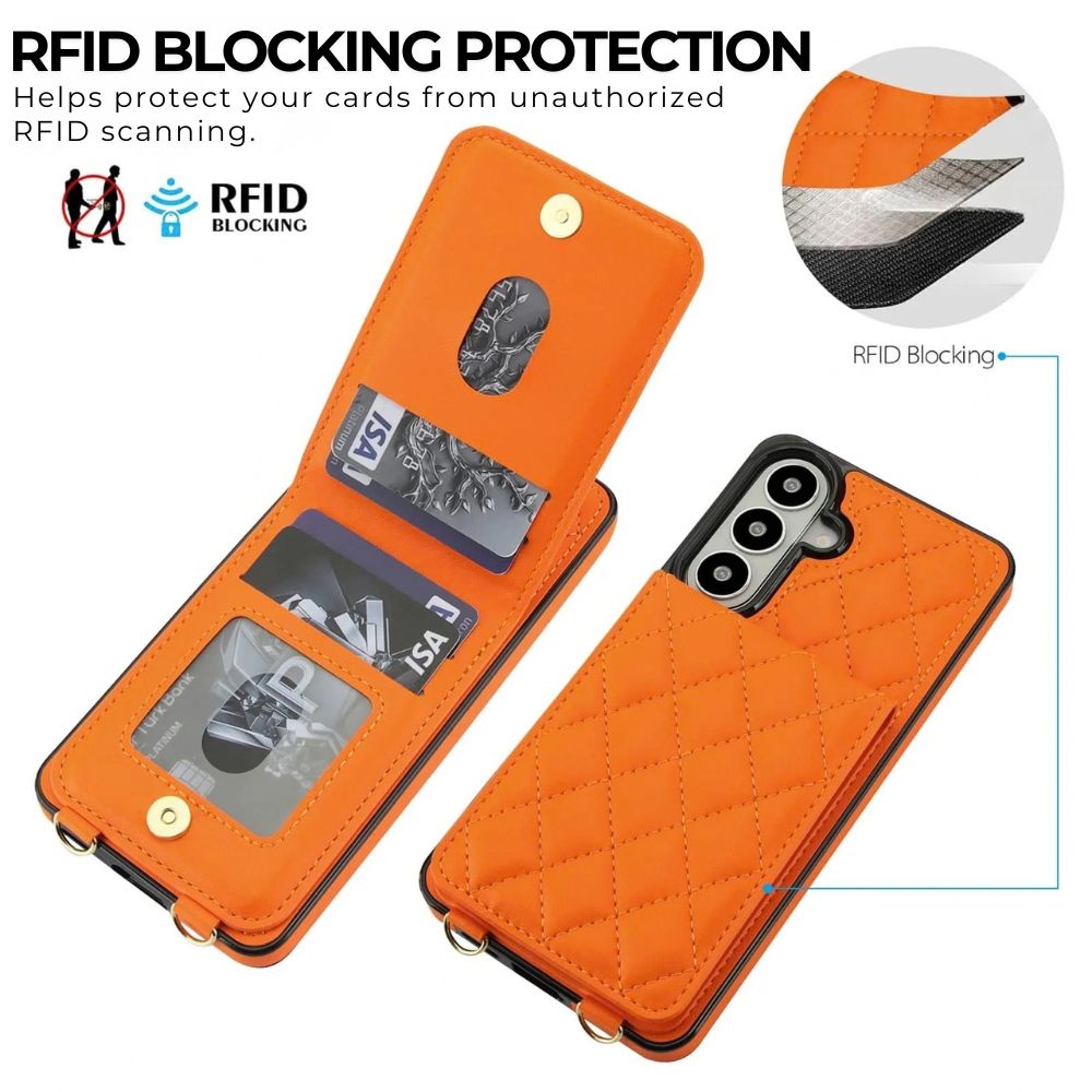Cibo Leather Wallet Case For Galaxy A Series With Card Holder