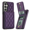 Cibo Leather Wallet Case For Galaxy A Series With Card Holder Dark Purple