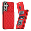 Cibo Leather Wallet Case For Galaxy A Series With Card Holder Red