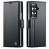 Concero Premium Leather Wallet Case for Galaxy Z Fold With Card Slot Black