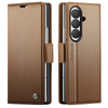 Concero Premium Leather Wallet Case for Galaxy Z Fold With Card Slot Brown