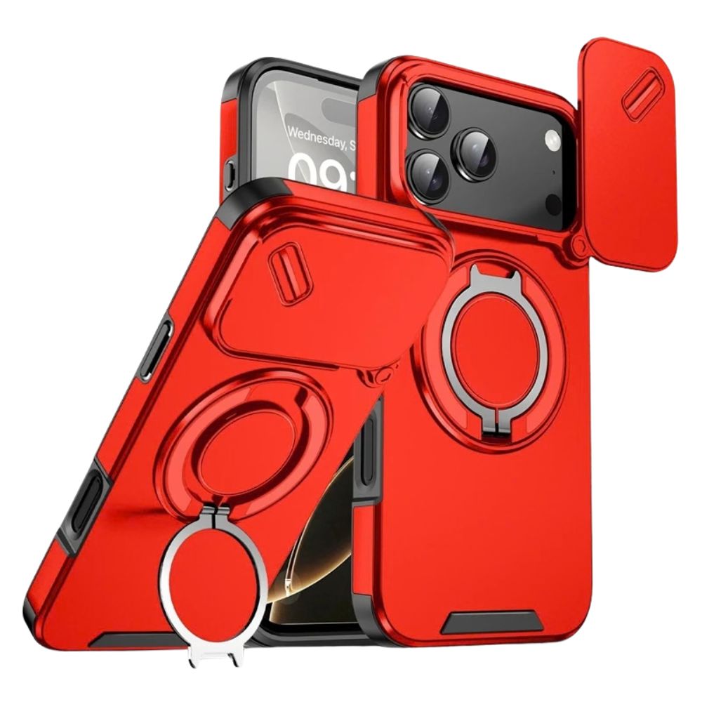 Derideo Heavy-Duty iPhone Case Red