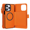 Detineo RFID Magnetic Detachable Wallet iPhone Case Orange