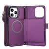 Detineo RFID Magnetic Detachable Wallet iPhone Case Purple