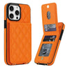 Devenio Leather Wallet iPhone Case With Card Holder Orange