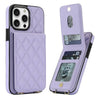 Devenio Leather Wallet iPhone Case With Card Holder Purple