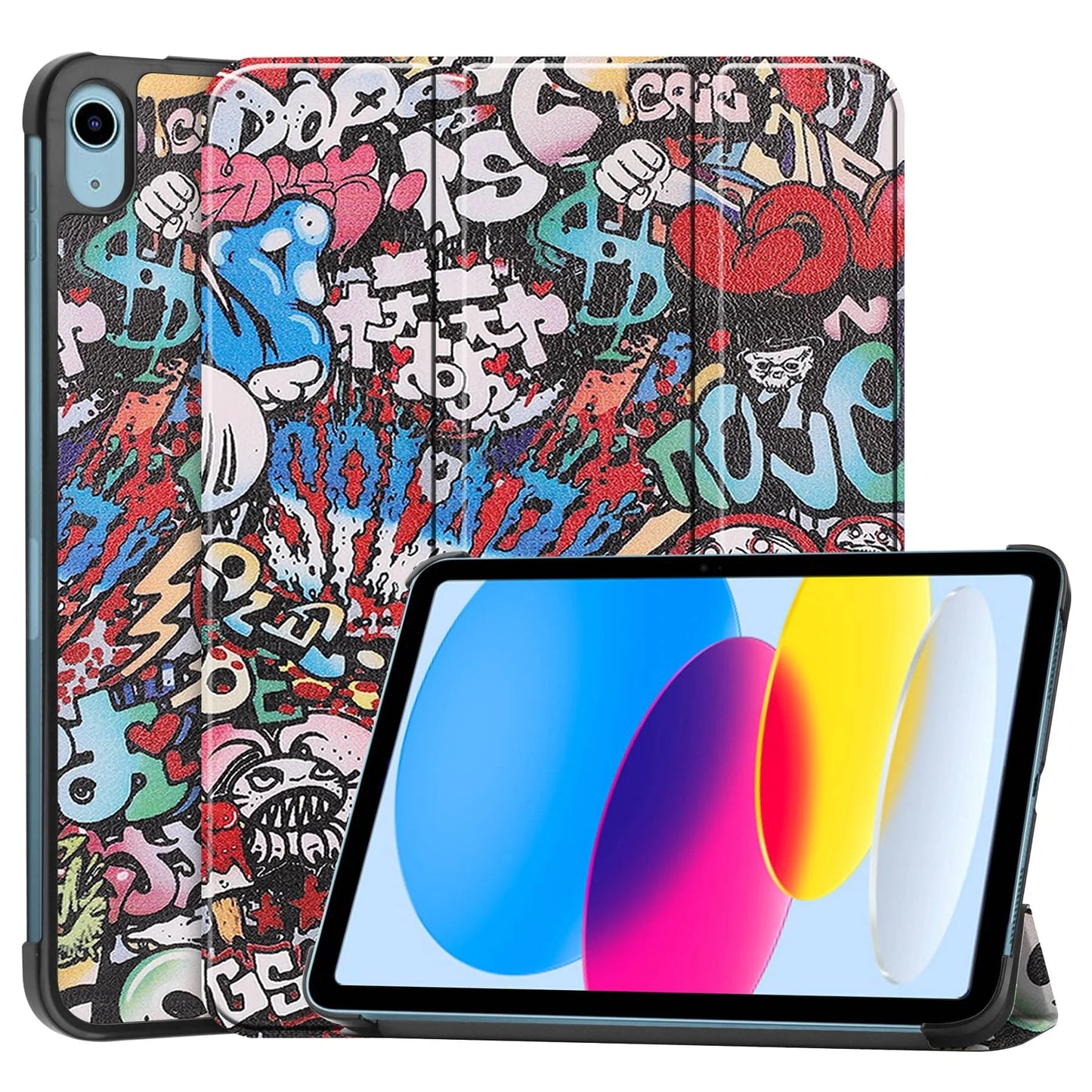 Lugeo Tri-Fold Shockproof Leather iPad Case- Astra Cases