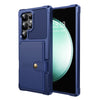 Echo Luxury Leather Wallet Case For Galaxy S Series Blue