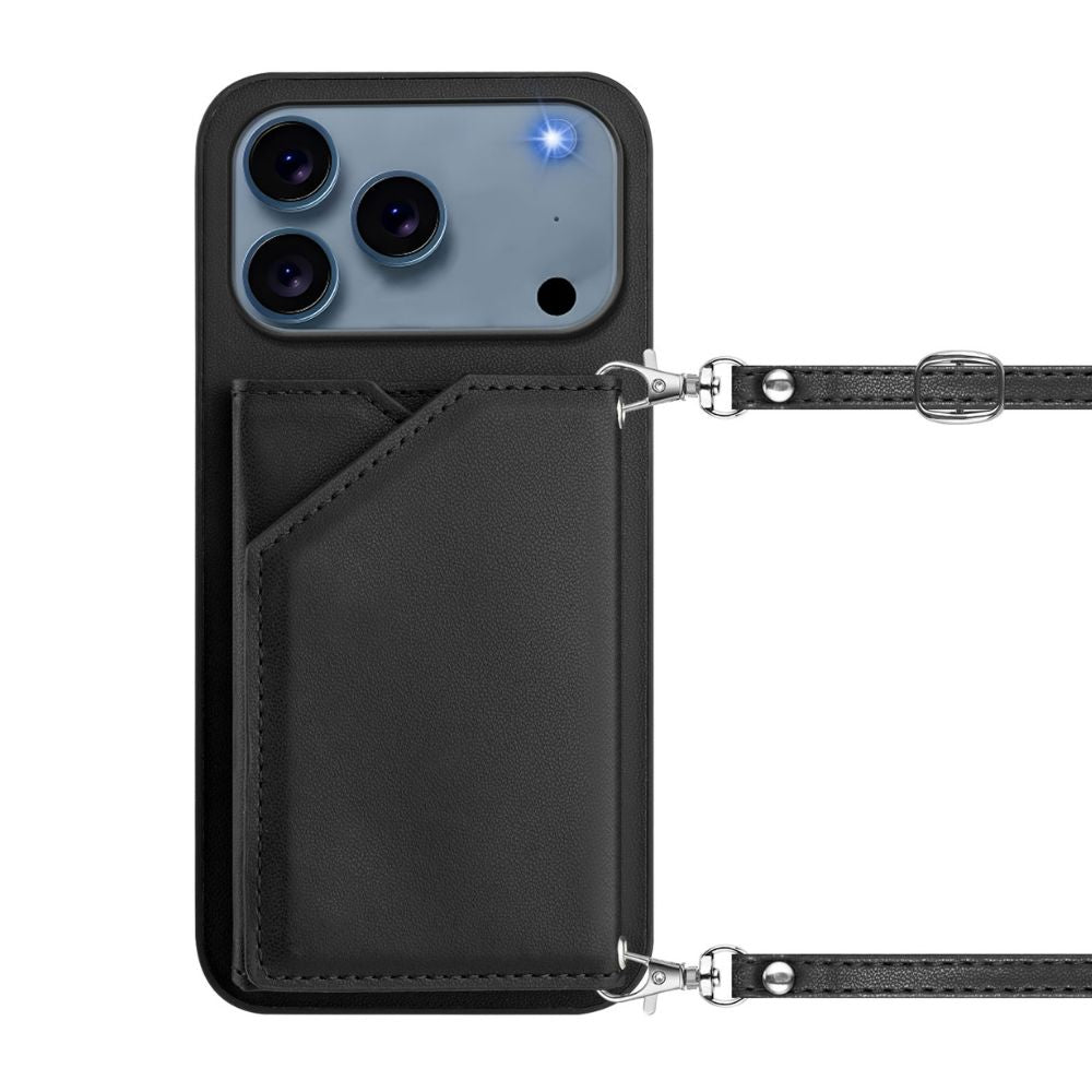 Everest Leather Wallet iPhone Case for Series 14-17 Black