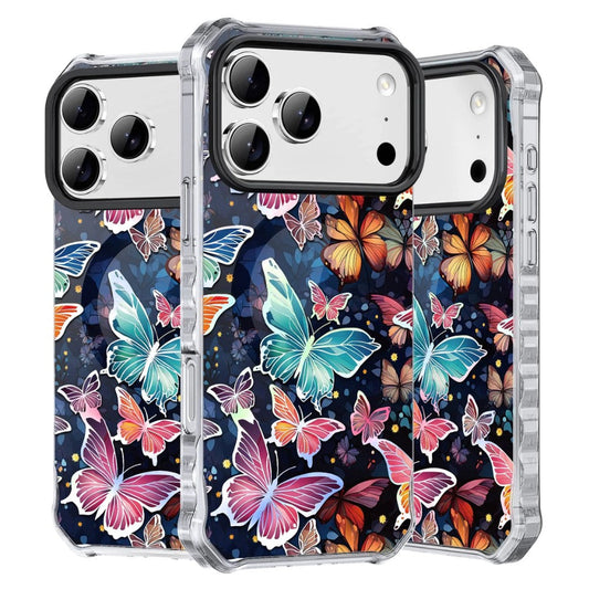 Ferlo Slim Magnetic Shockproof iPhone Case Midnight Butterfly