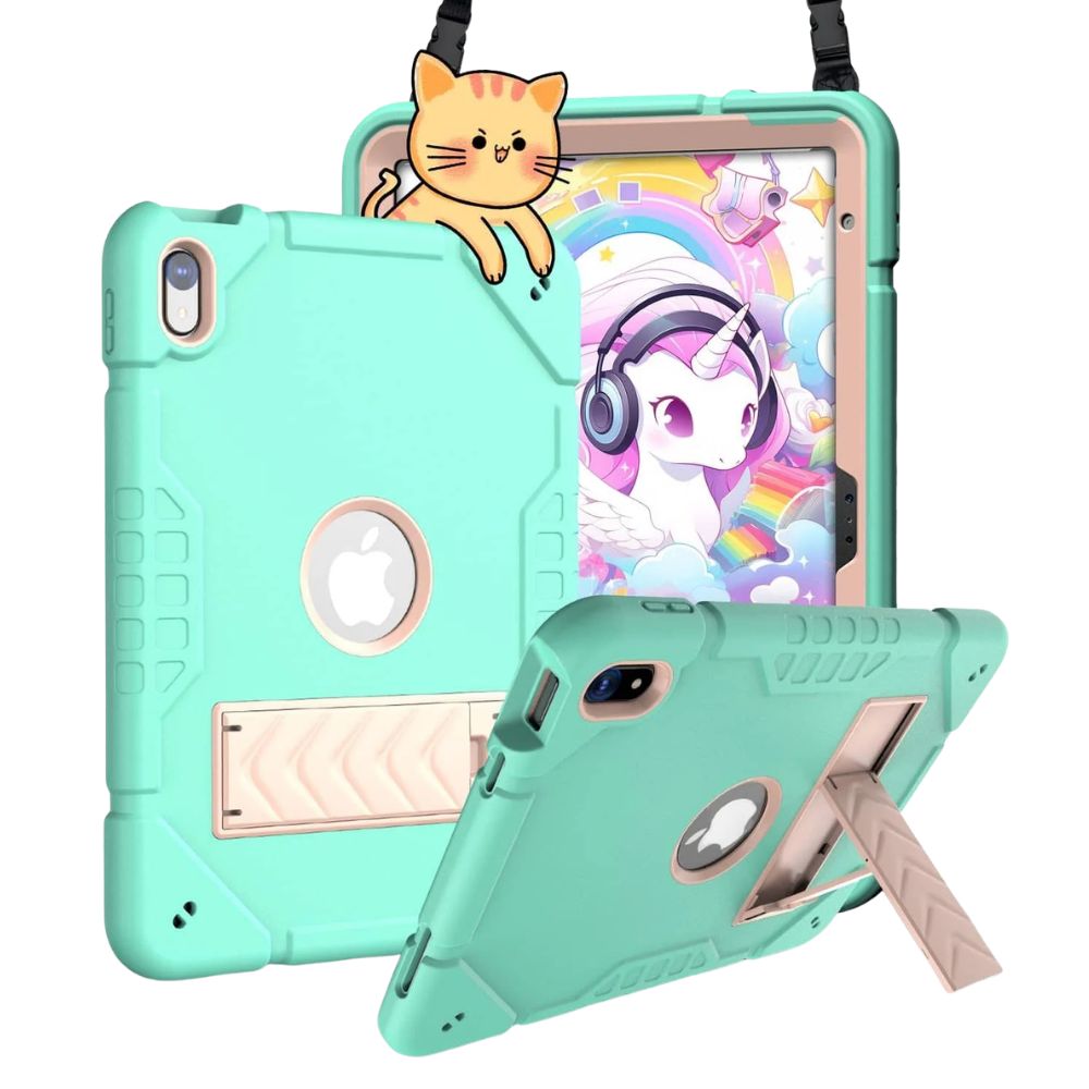 Ferrox Heavy Duty iPad Case With Kickstand Mint Green