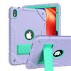 Ferrox Heavy Duty iPad Case With Kickstand Purple Mint Green