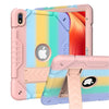 Ferrox Heavy Duty iPad Case With Kickstand Rainbow