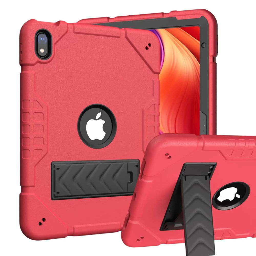 Ferrox Heavy Duty iPad Case With Kickstand Red