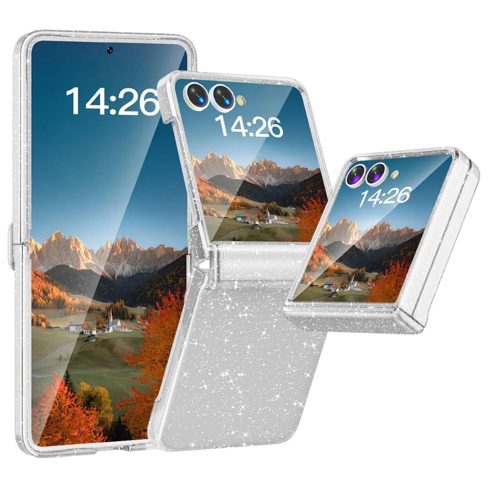 Fio Slim Shockproof Galaxy Z Flip Case Glitter Galaxy Z Flip 7